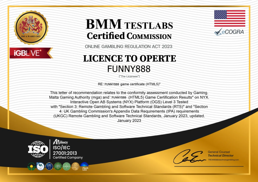 License & Certifications ใบอนุญาต & ใบรับรองมาตรฐาน 3