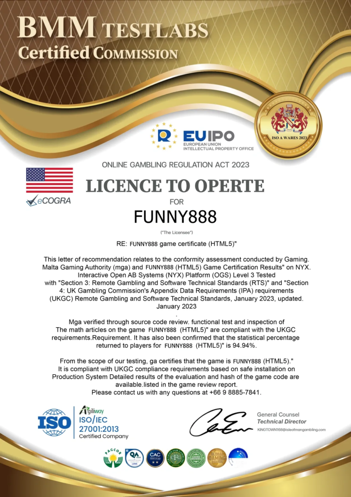 License & Certifications ใบอนุญาต & ใบรับรองมาตรฐาน-2